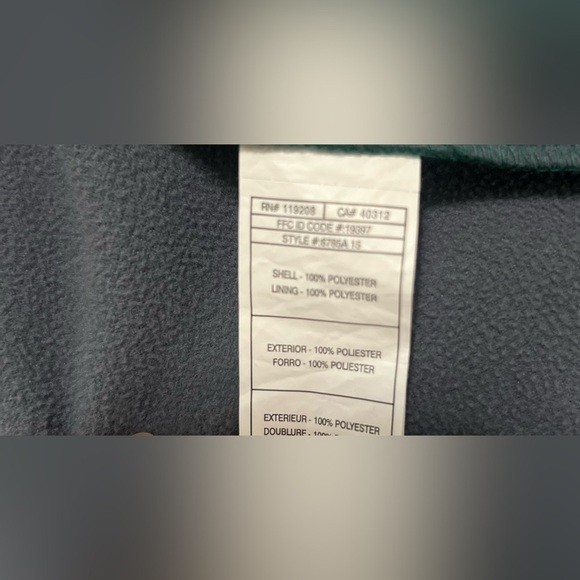 Men’s Adidas MLB Milwaukee Brewers Full Zip Fleece Lined Green Jacket Size L - Picture 6 of 7